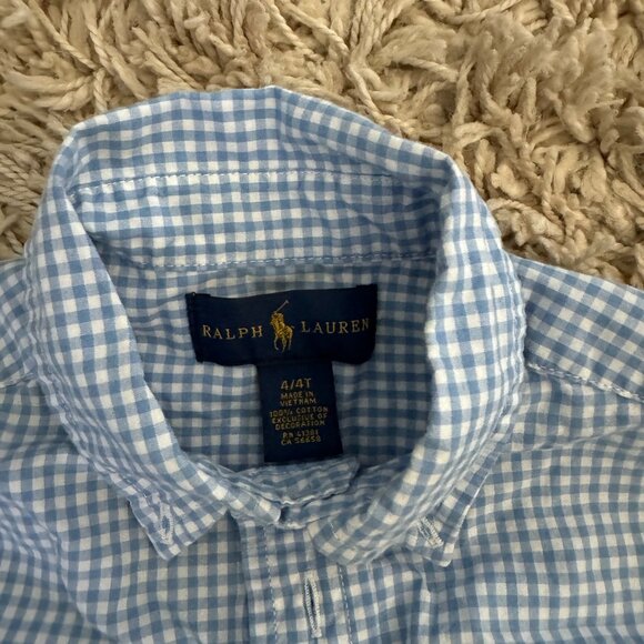 Ralph Lauren Boys Dress Shirt - Size 4t. Barely worn & in perfect condition! - Picture 3 of 3